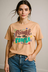 Sunset Reverie Oversized Tee - Cinematic Window Bird & Books Aesthetic
